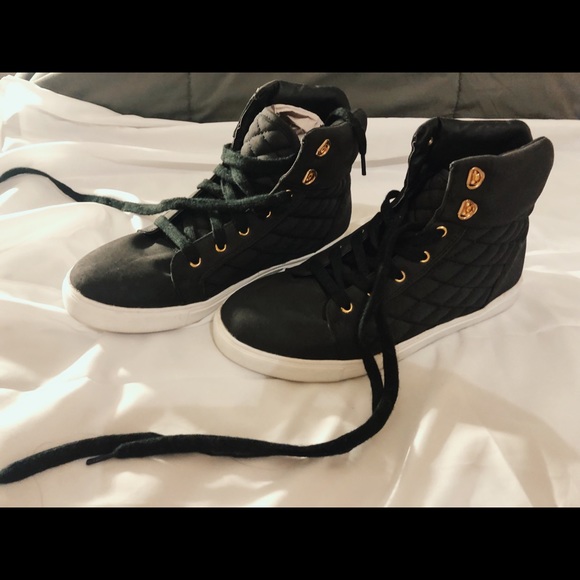 Black & Gold -High Tops - Picture 3 of 3
